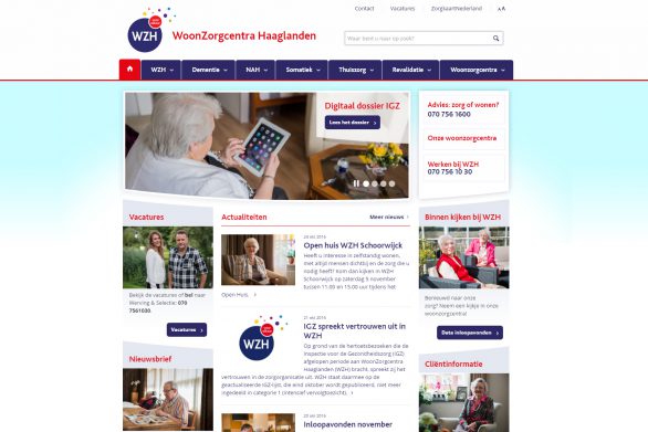 Web ontwikkeling You are here: HomeWerkWeb ontwikkeling WEBONTWIKKELING PROJECTEN WoonZorgcentra Haaglanden